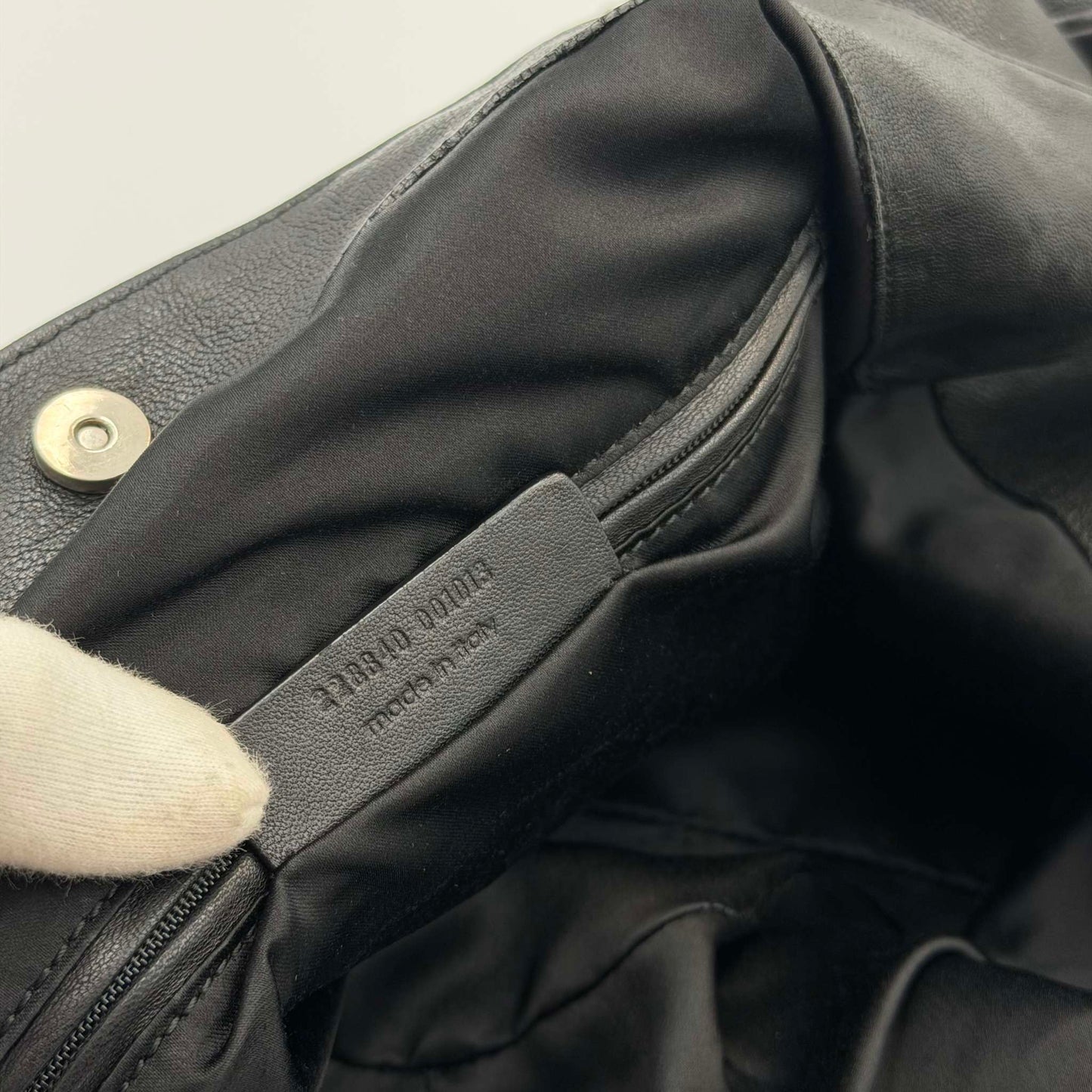 YSL Roady Hobo Leather Black Shoulder Bag