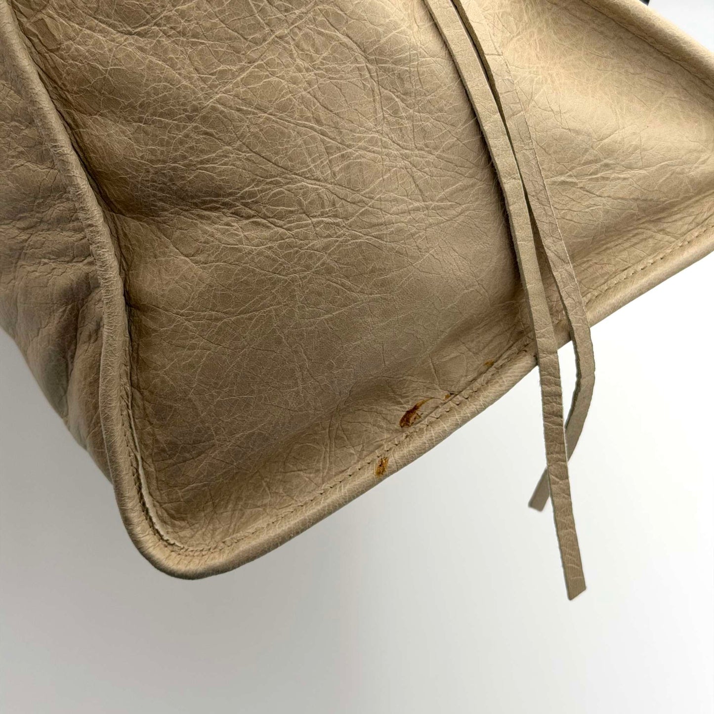 2011 Balenciaga Classic The Work Leather Beige Shoulder Bag
