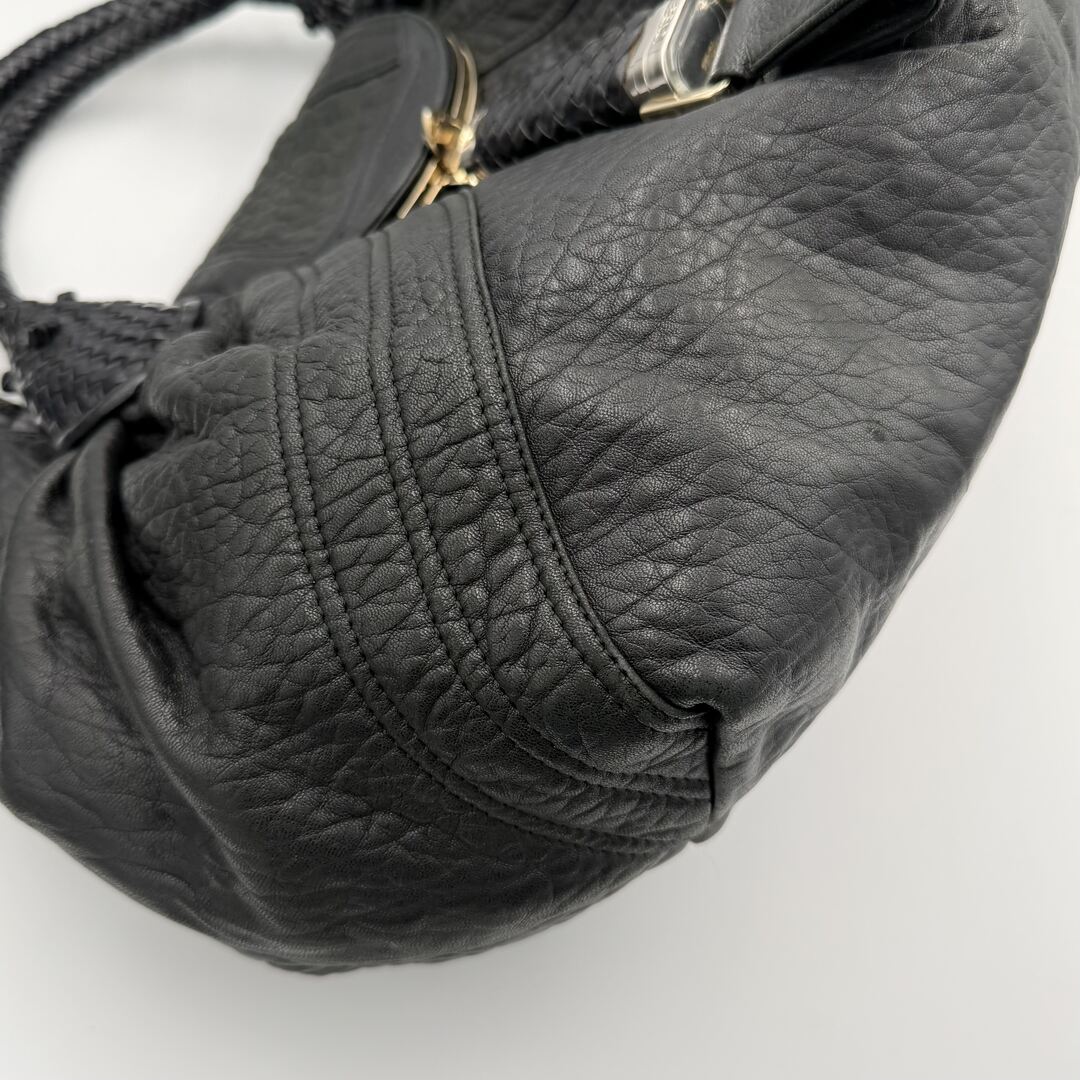 Fendi Spy Black Leather Handbag