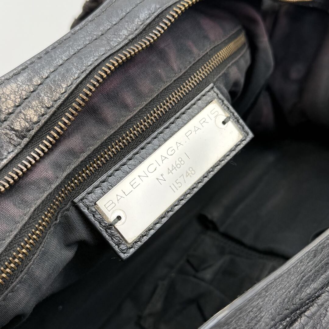 2013 Balenciaga City Leather Black Handbag
