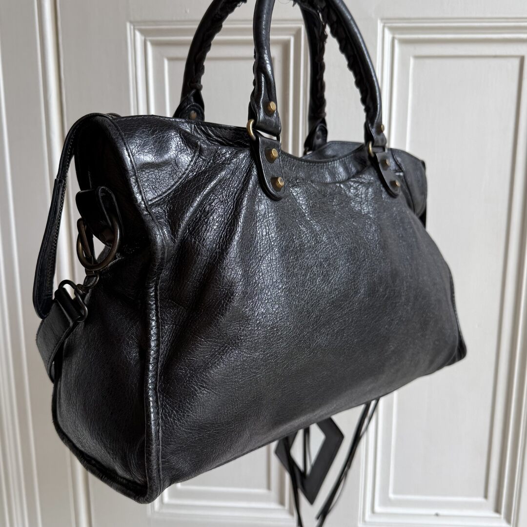 2013 Balenciaga City Leather Black Handbag