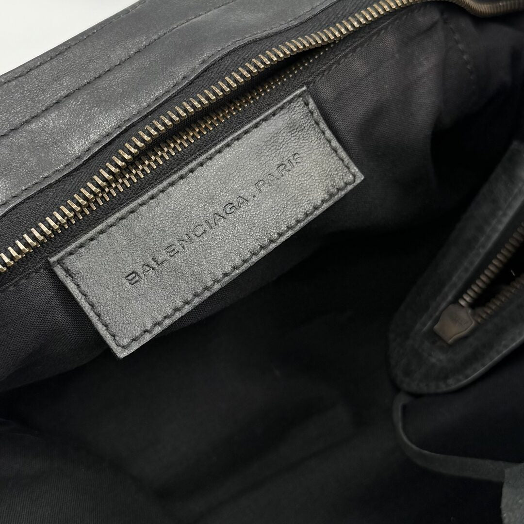 2003 Balenciaga Motocross Classic Back Leather Handbag