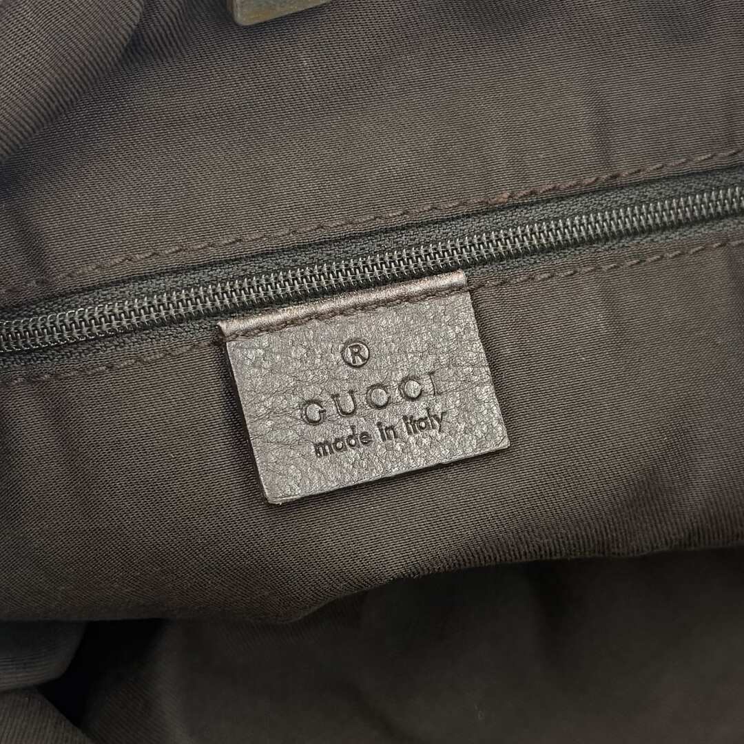 Gucci GG Canvas Abbey D-Ring Brown Tote Bag