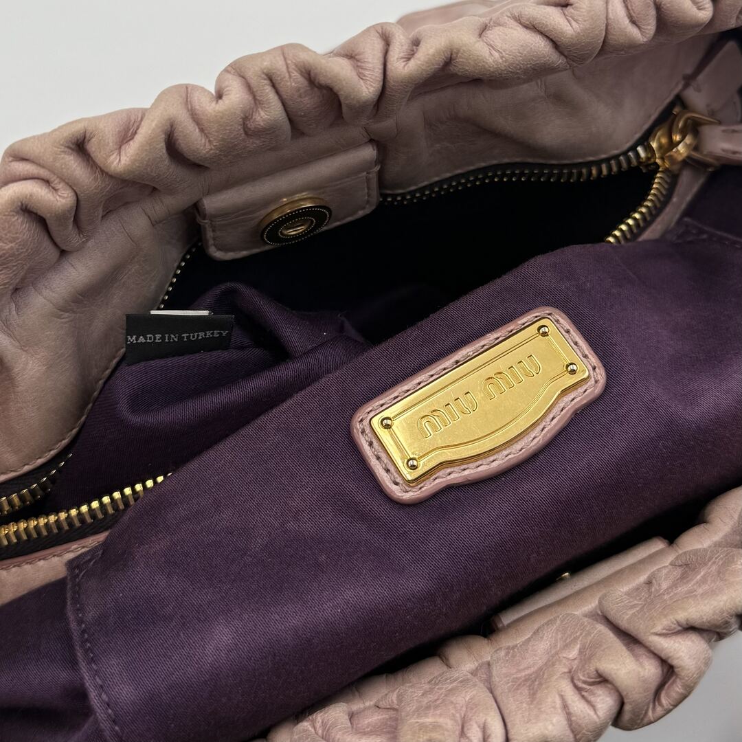Miu Miu Vitello Dusty Pink Handbag