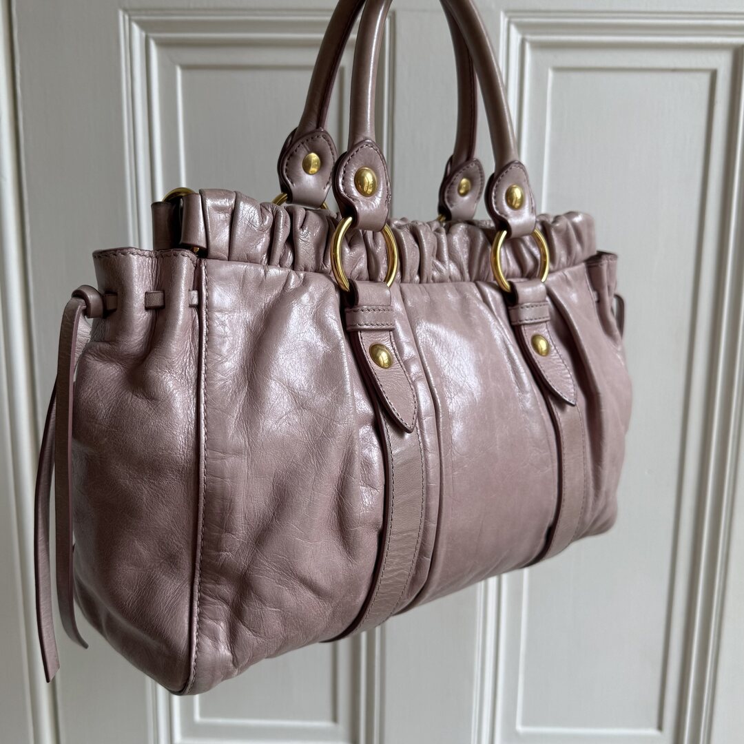 Miu Miu Vitello Dusty Pink Handbag
