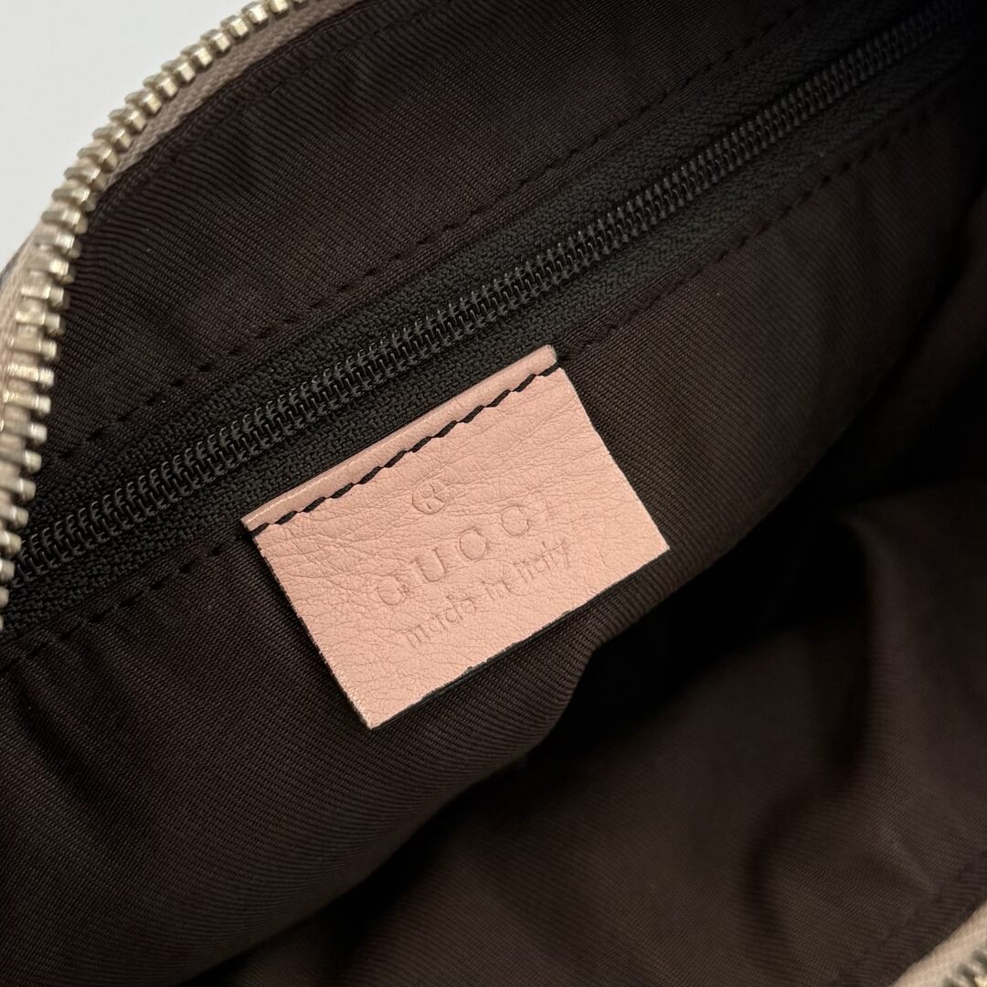 Gucci GG Canvas Abbey Pink Shoulder Bag