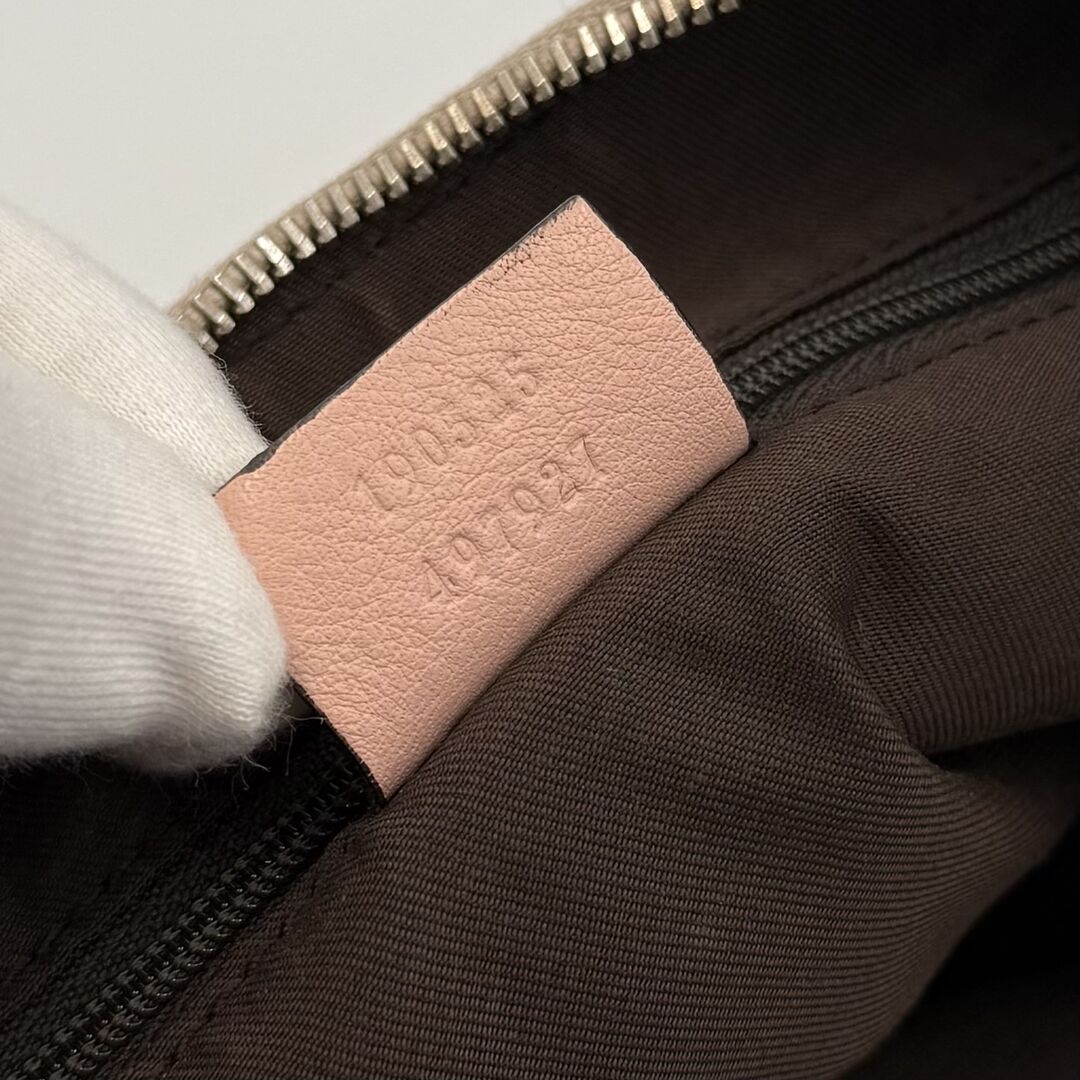 Gucci GG Canvas Abbey Pink Shoulder Bag
