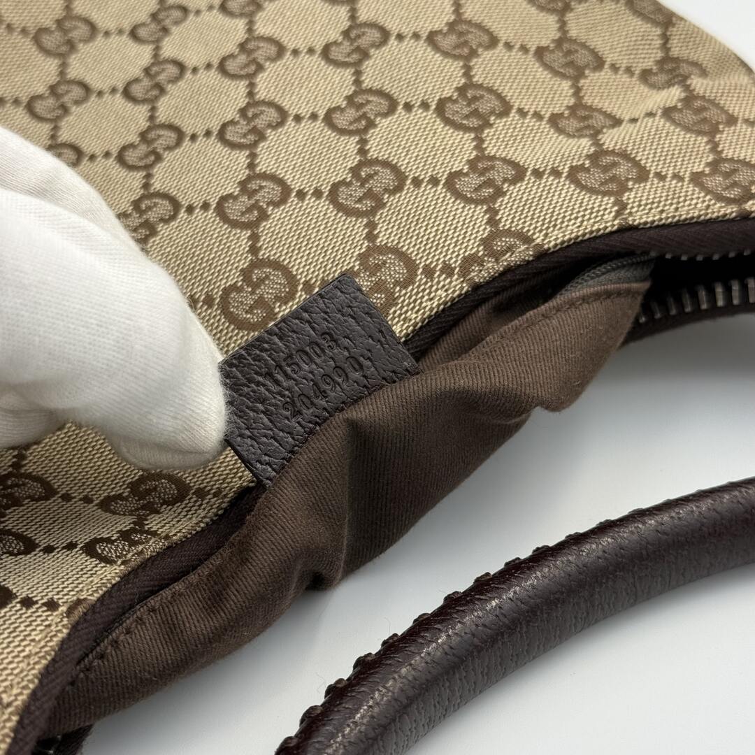 Gucci GG Canvas Brown Shoulder Bag