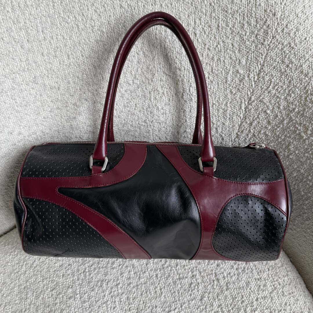 Archive Prada Vitello Drive Black Shoulder Bag