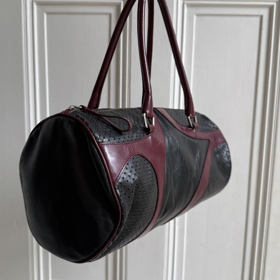 Archive Prada Vitello Drive Black Shoulder Bag