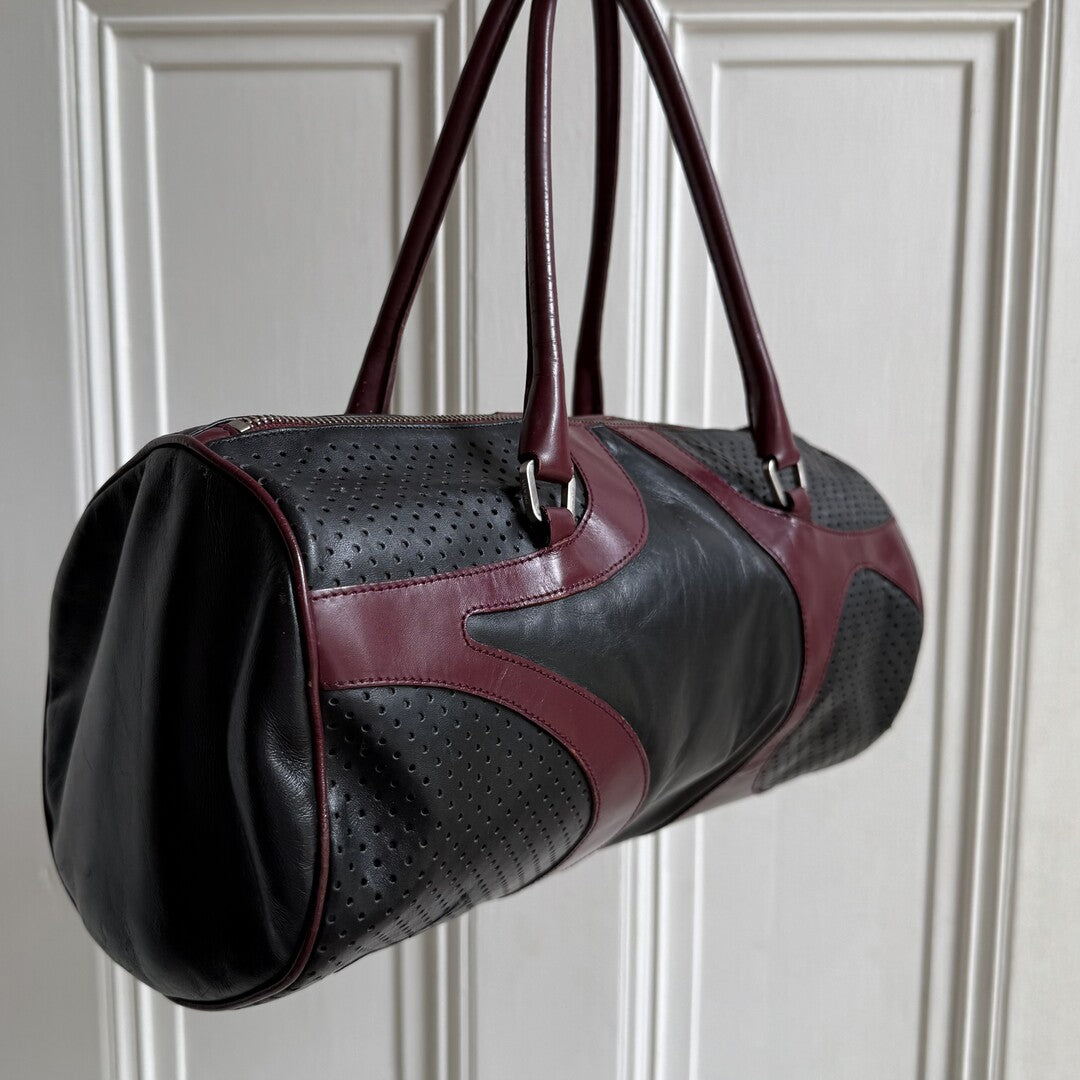 Archive Prada Vitello Drive Black Shoulder Bag