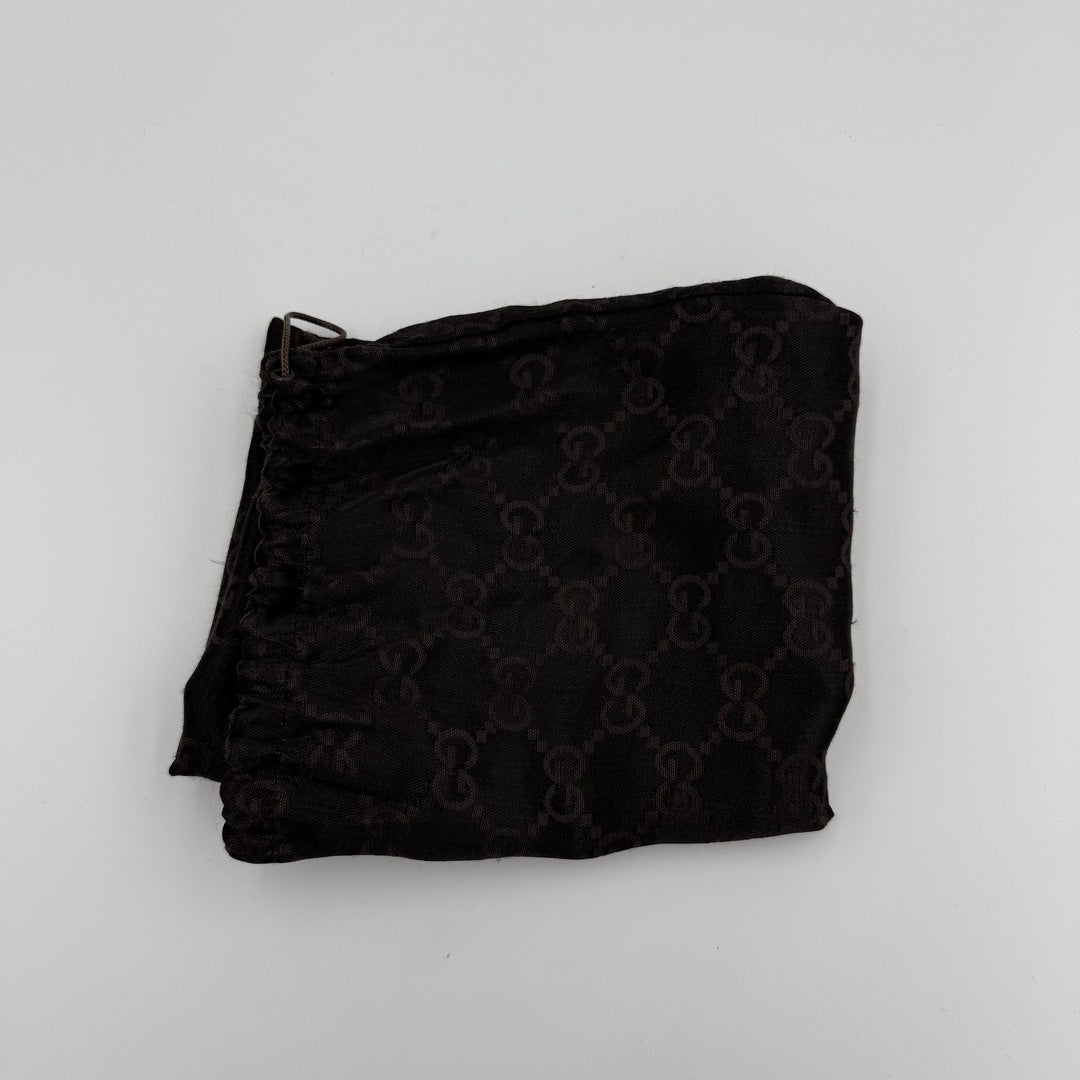 Gucci GG Canvas Black Shoulder Bag