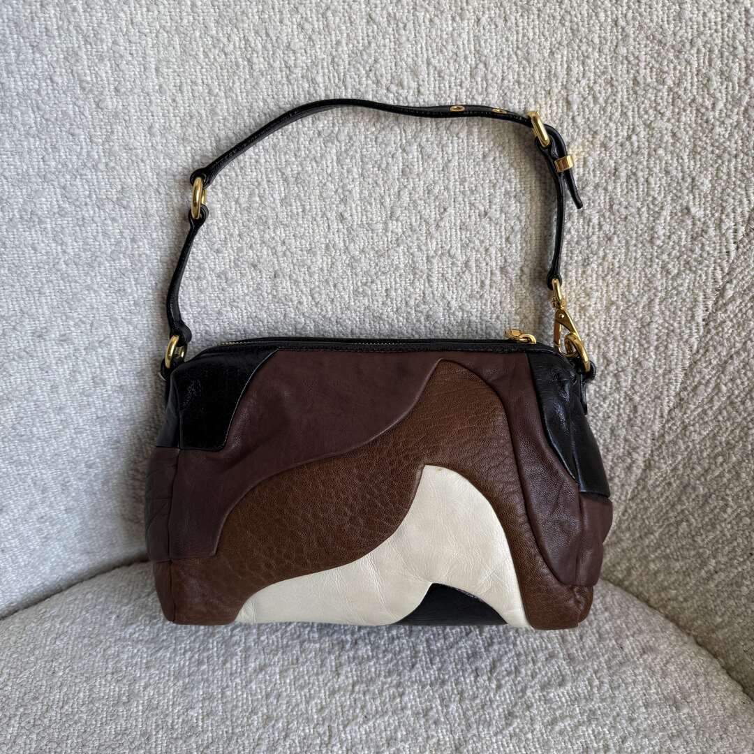 Miu Miu Leather Patchwork Mini Shoulder Bag