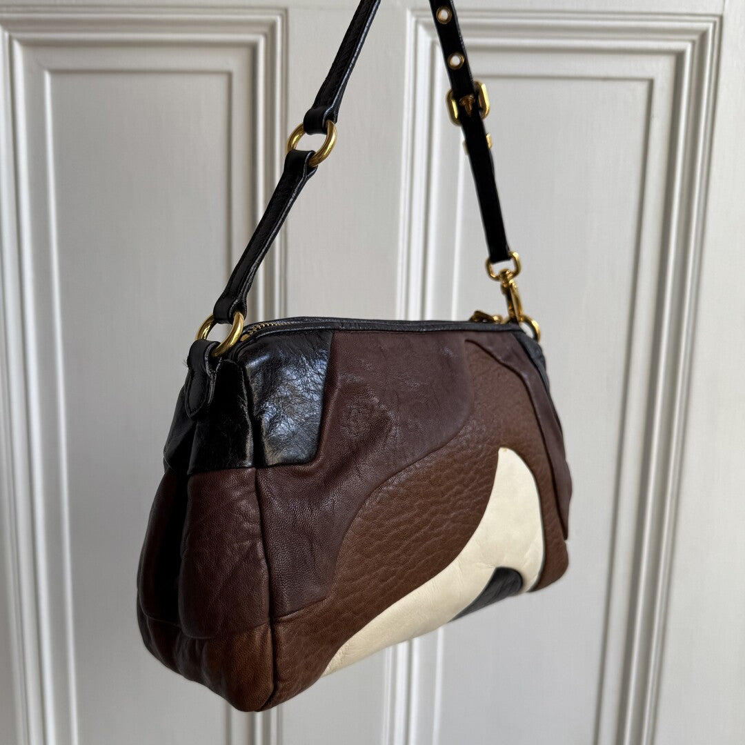 Miu Miu Leather Patchwork Mini Shoulder Bag