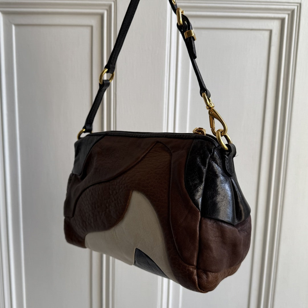 Miu Miu Leather Patchwork Mini Shoulder Bag