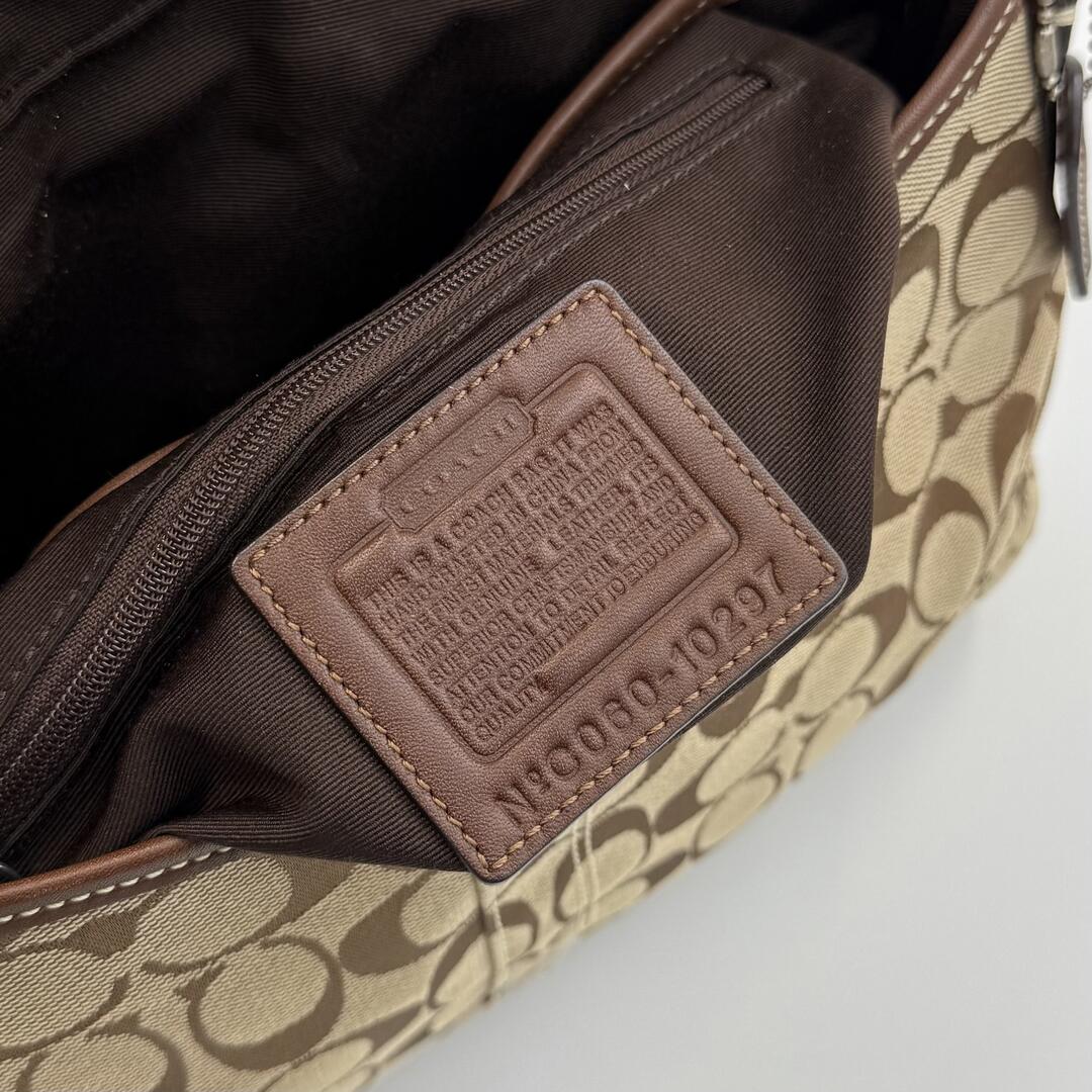 Rare Coach Signature Soho Brown Shoulder Bag