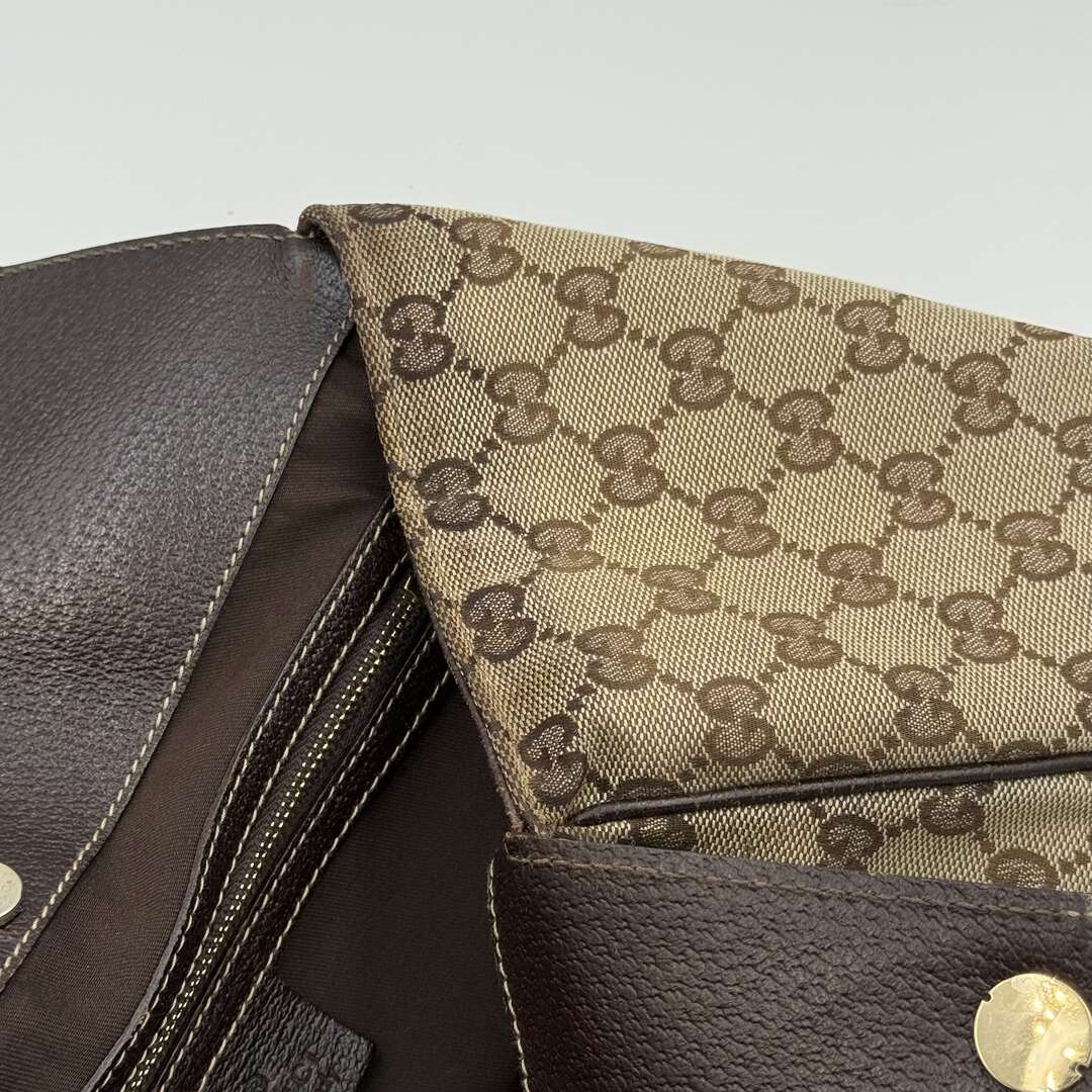 Gucci GG Monogram Canvas Brown Tote Bag