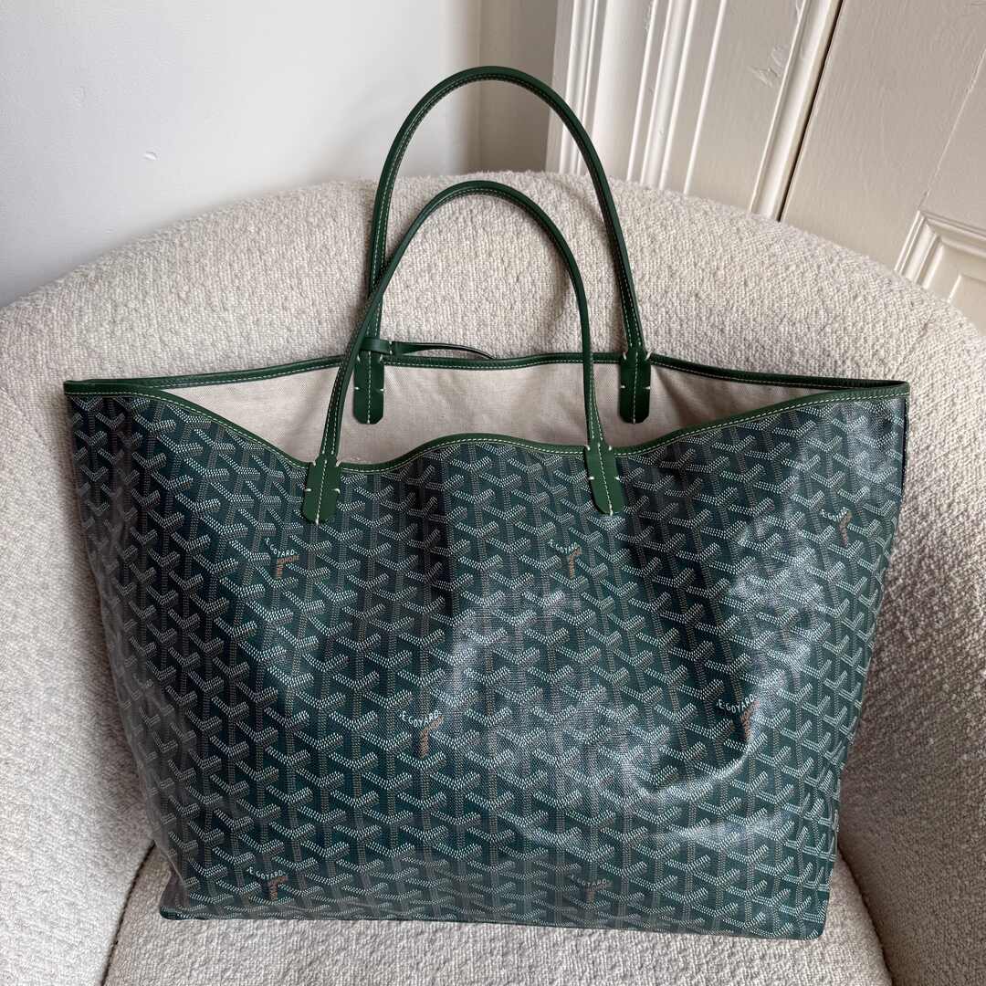 Goyard Saint Louis GM Green Tote Bag
