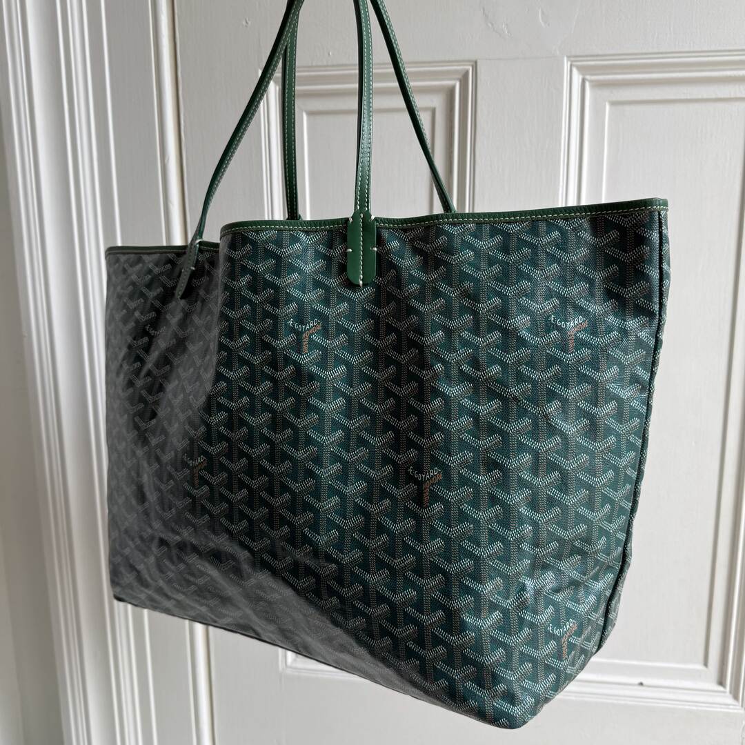 Goyard Saint Louis GM Green Tote Bag