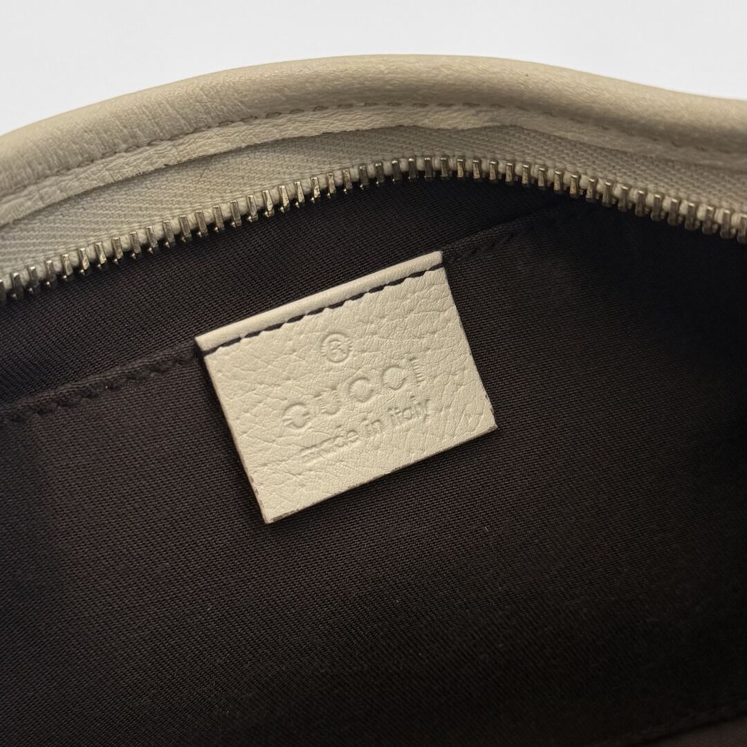 Gucci Mini Abbey D Ring White Shoulder Bag