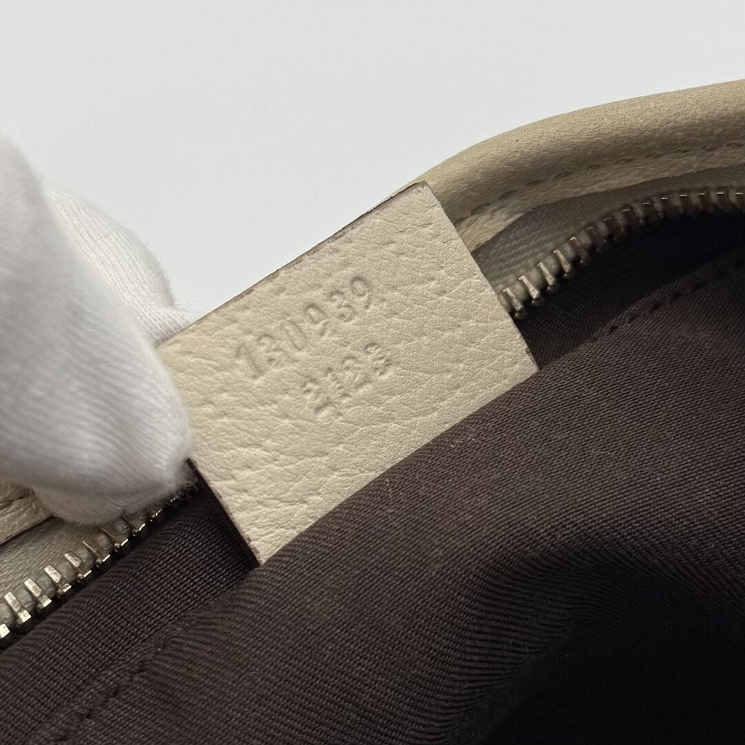 Gucci Mini Abbey D Ring White Shoulder Bag