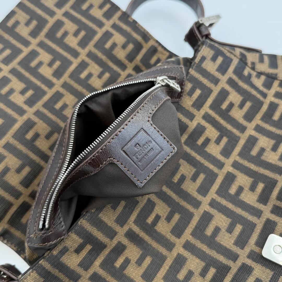 Fendi Zucca Mamma Shoulder Bag