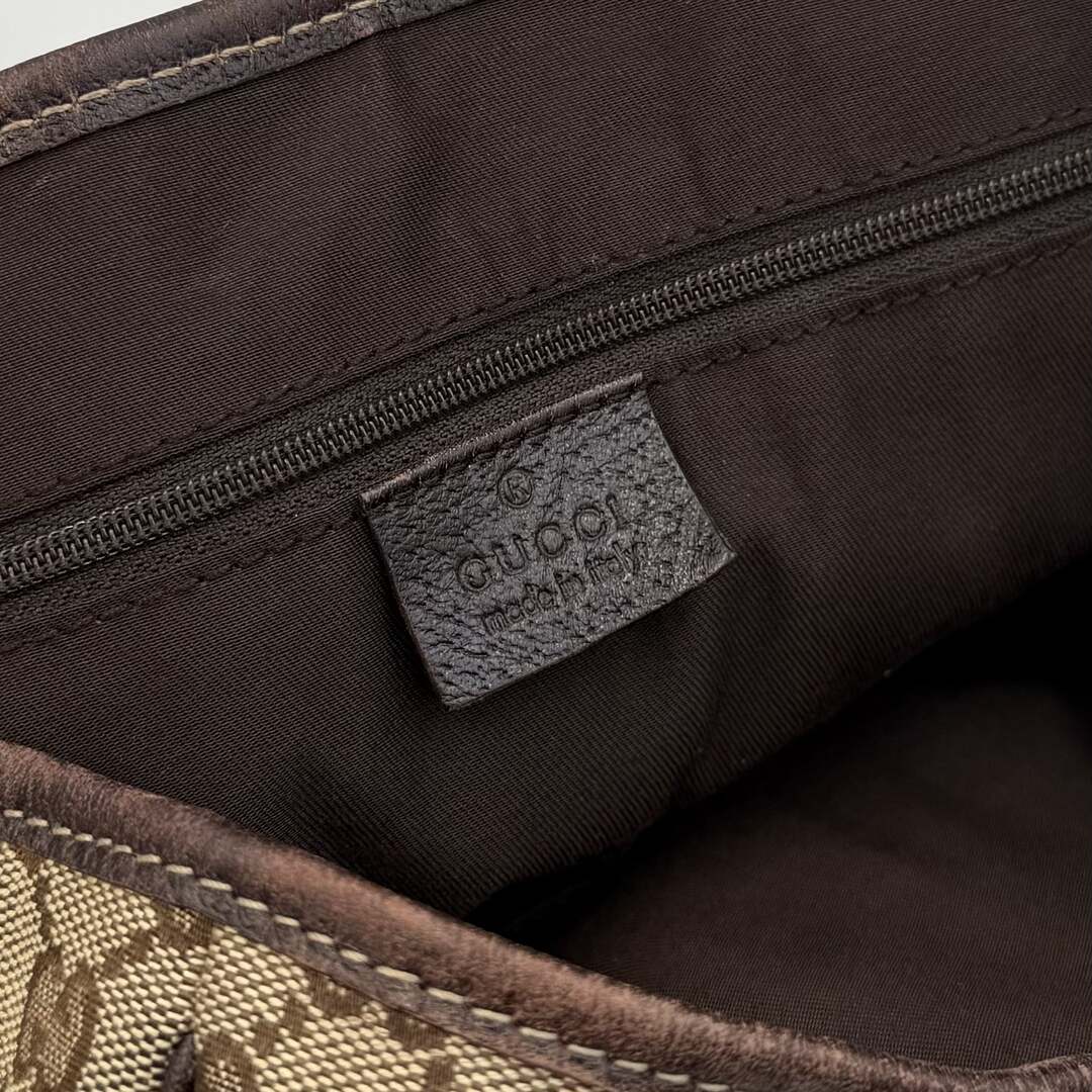 Gucci GG Canvas Princy Brown Tote Bag