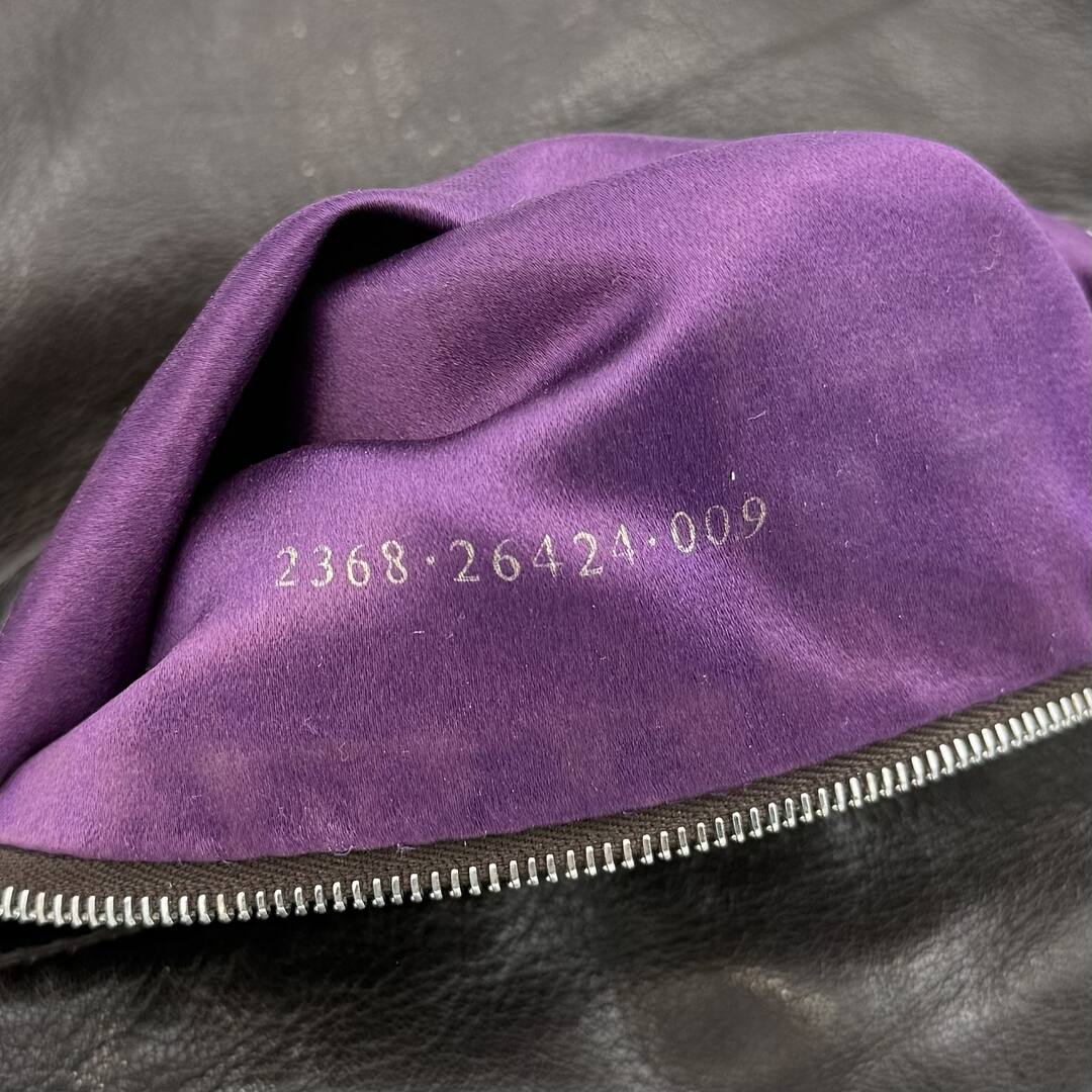 Fendi Mamma Baguette Dark Brown Leather Shoulder Bag