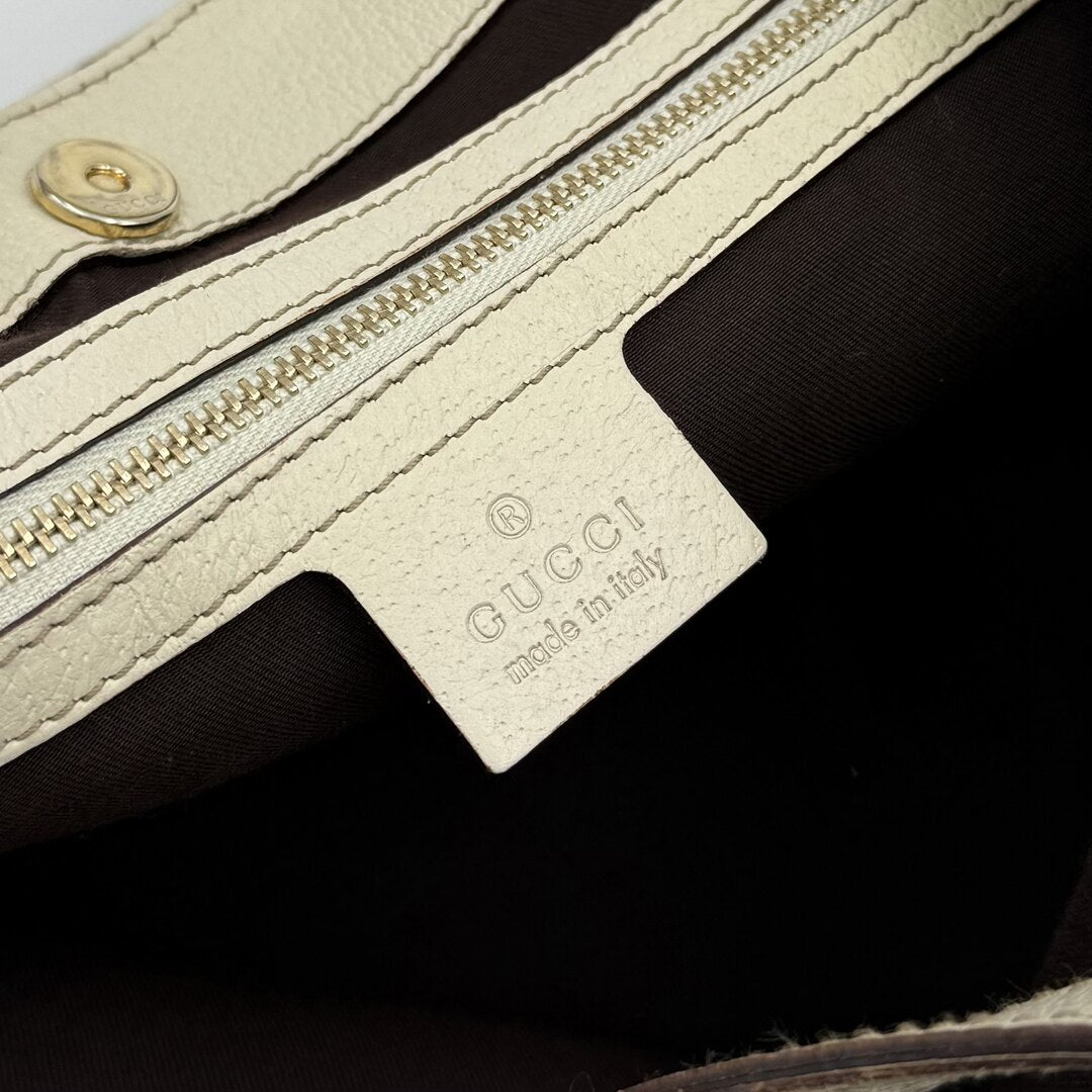 Gucci GG Monogram White Tote Bag