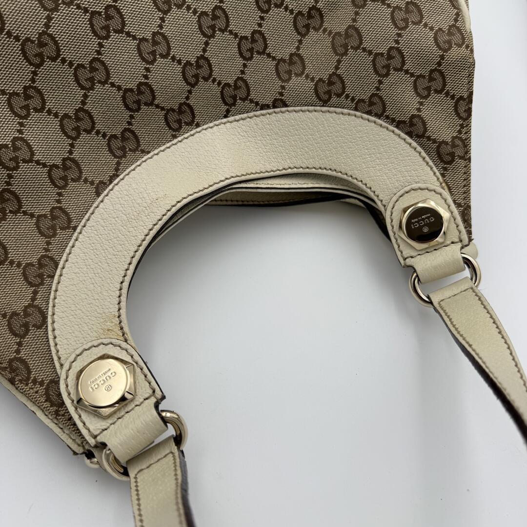 Gucci GG Monogram White Tote Bag