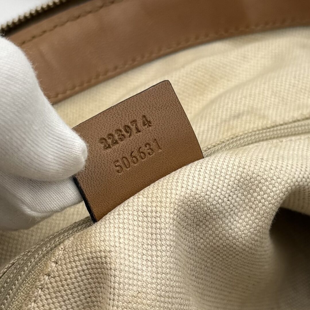 Gucci GG Denim Sukey Blue Tote Bag