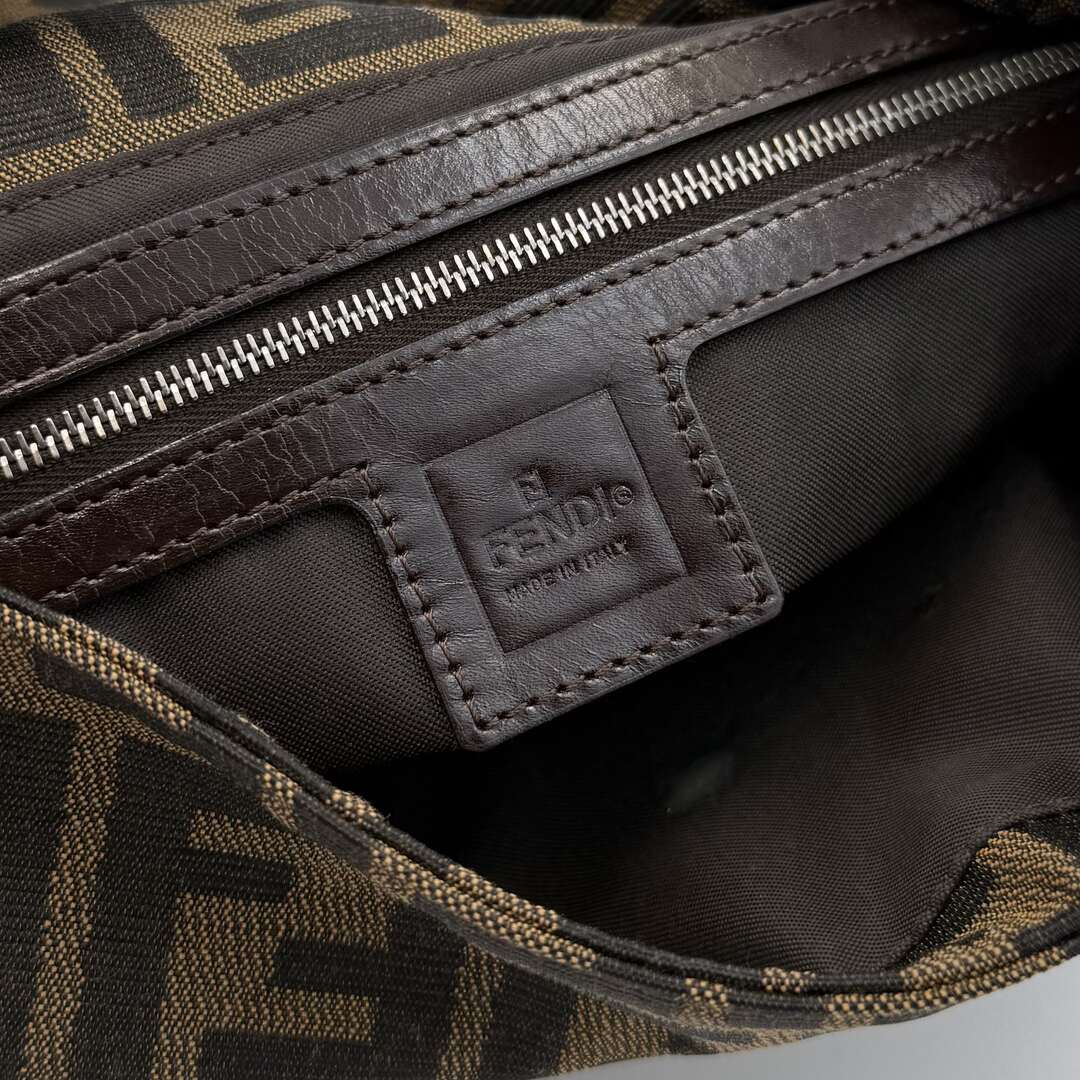 Fendi Mamma Baguette Zucca Shoulder Bag