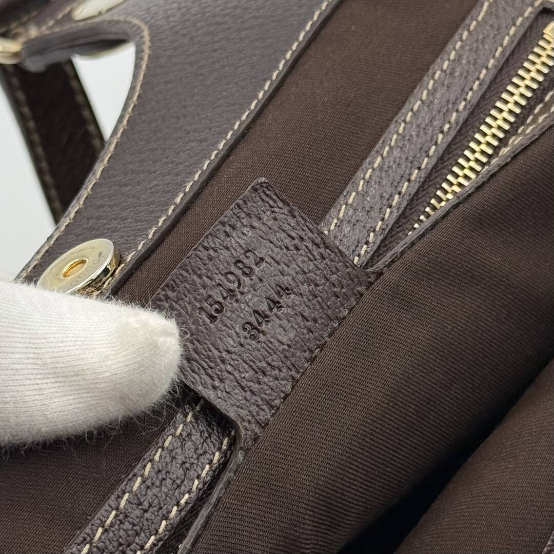 Gucci GG Monogram Canvas Brown Tote Bag