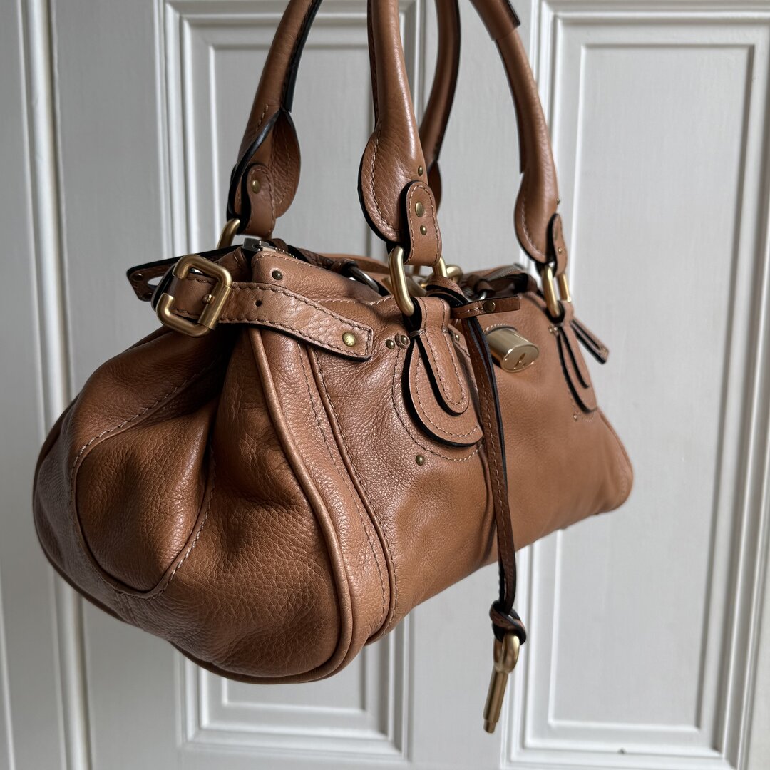 Chloe Paddington Leather Brown Shoulder Bag