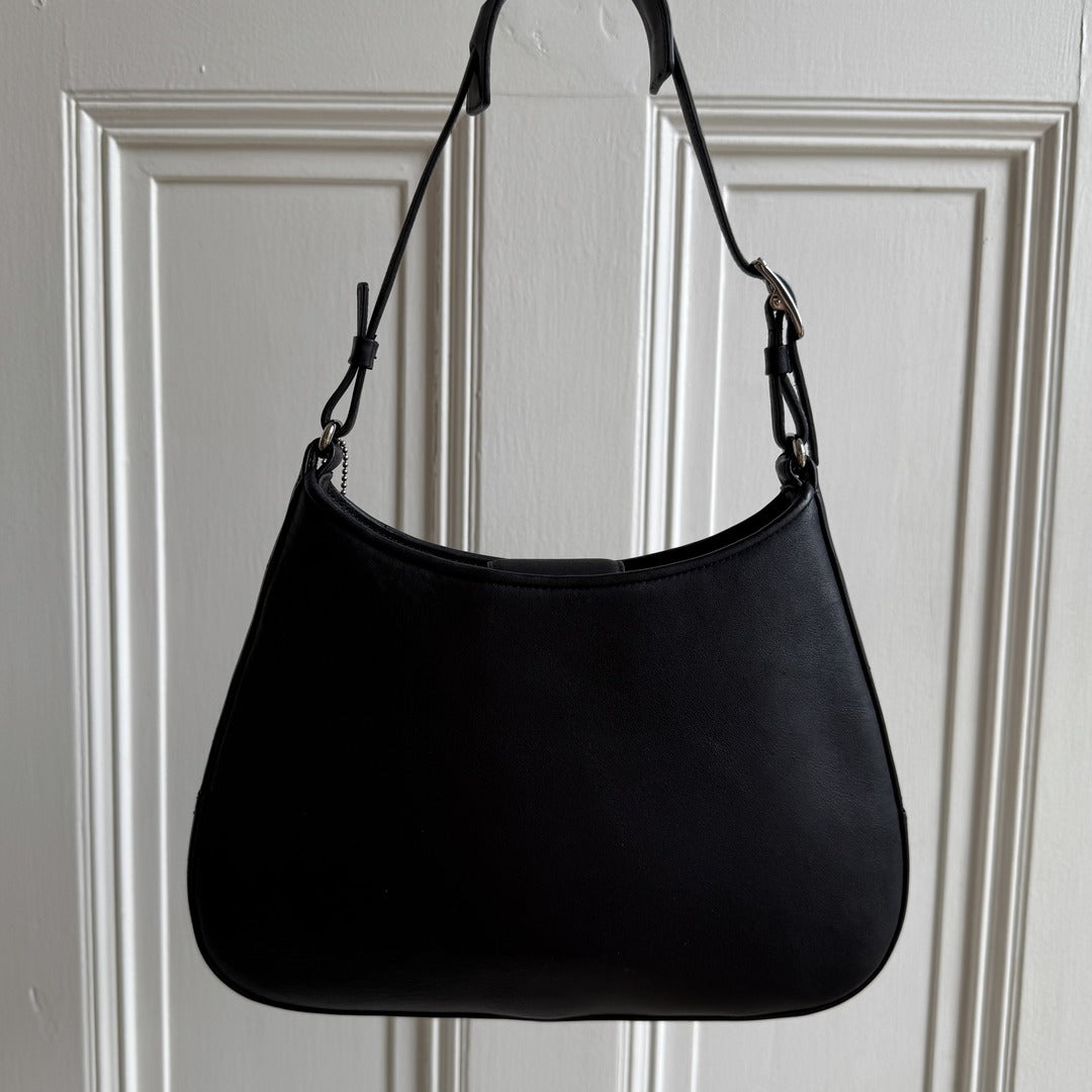 Coach Hobo Black Leather Shoulder Bag