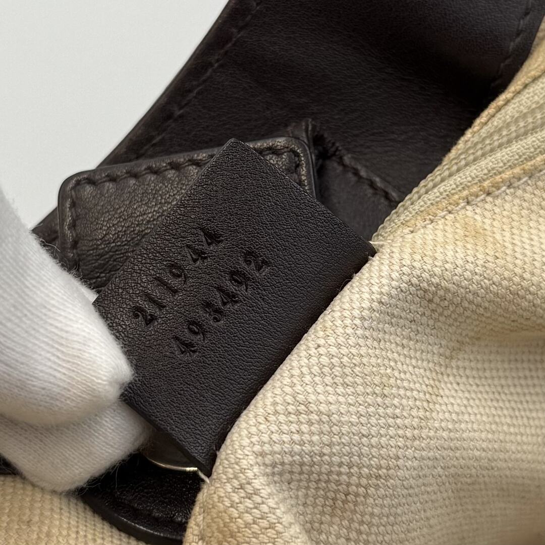 Gucci Guccissima Sukey Leather Brown Tote Bag