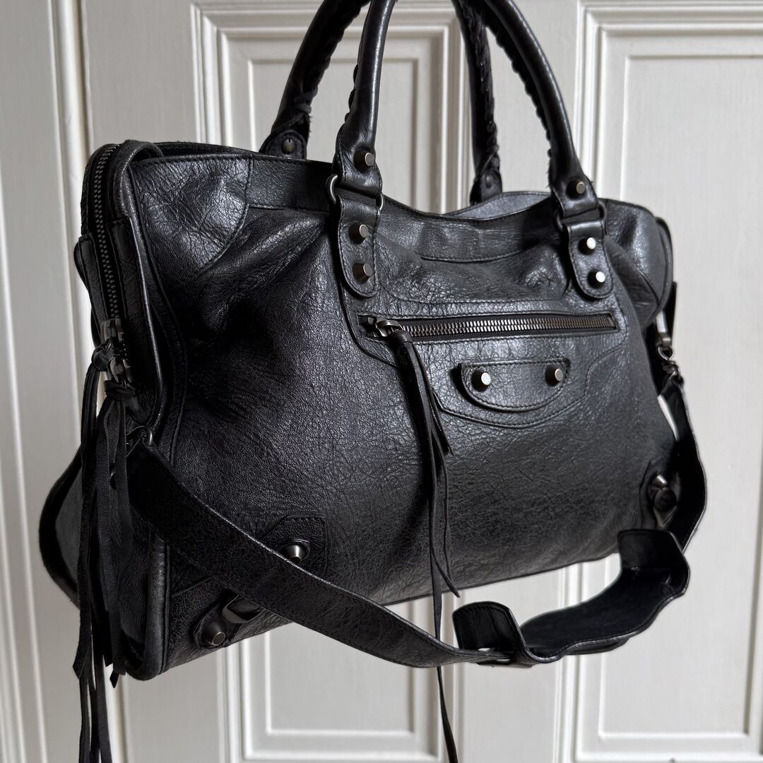 2009 Balenciaga City Leather Black Handbag