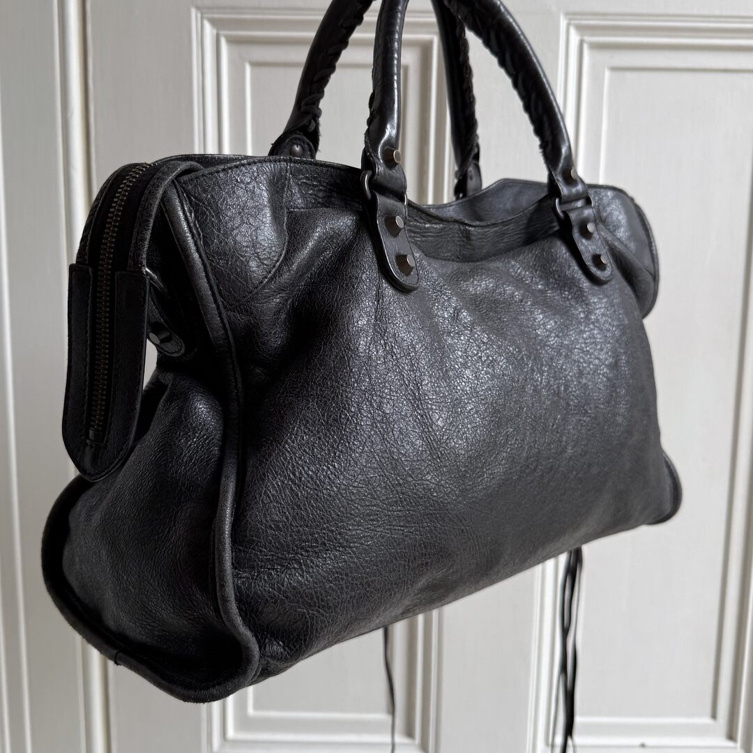 2009 Balenciaga City Leather Black Handbag