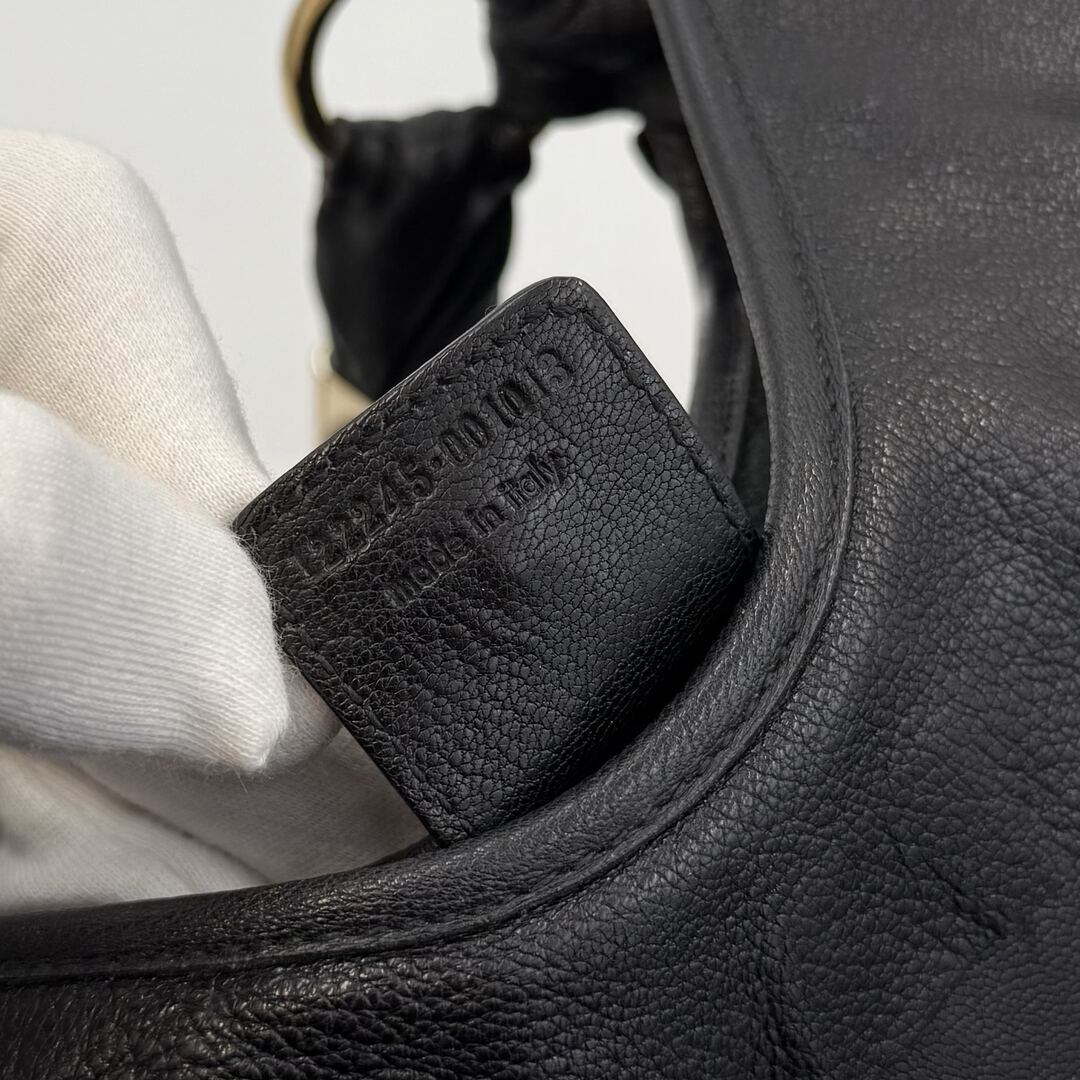 YSL Saint Tropez Leather Black Shoulder Bag