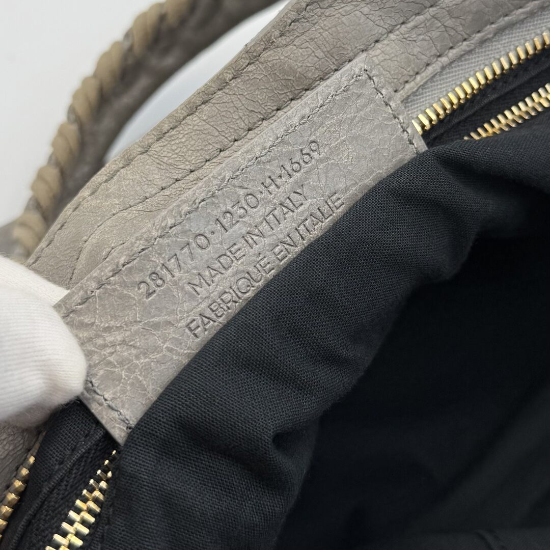 2014 Balenciaga City Leather Grey Handbag
