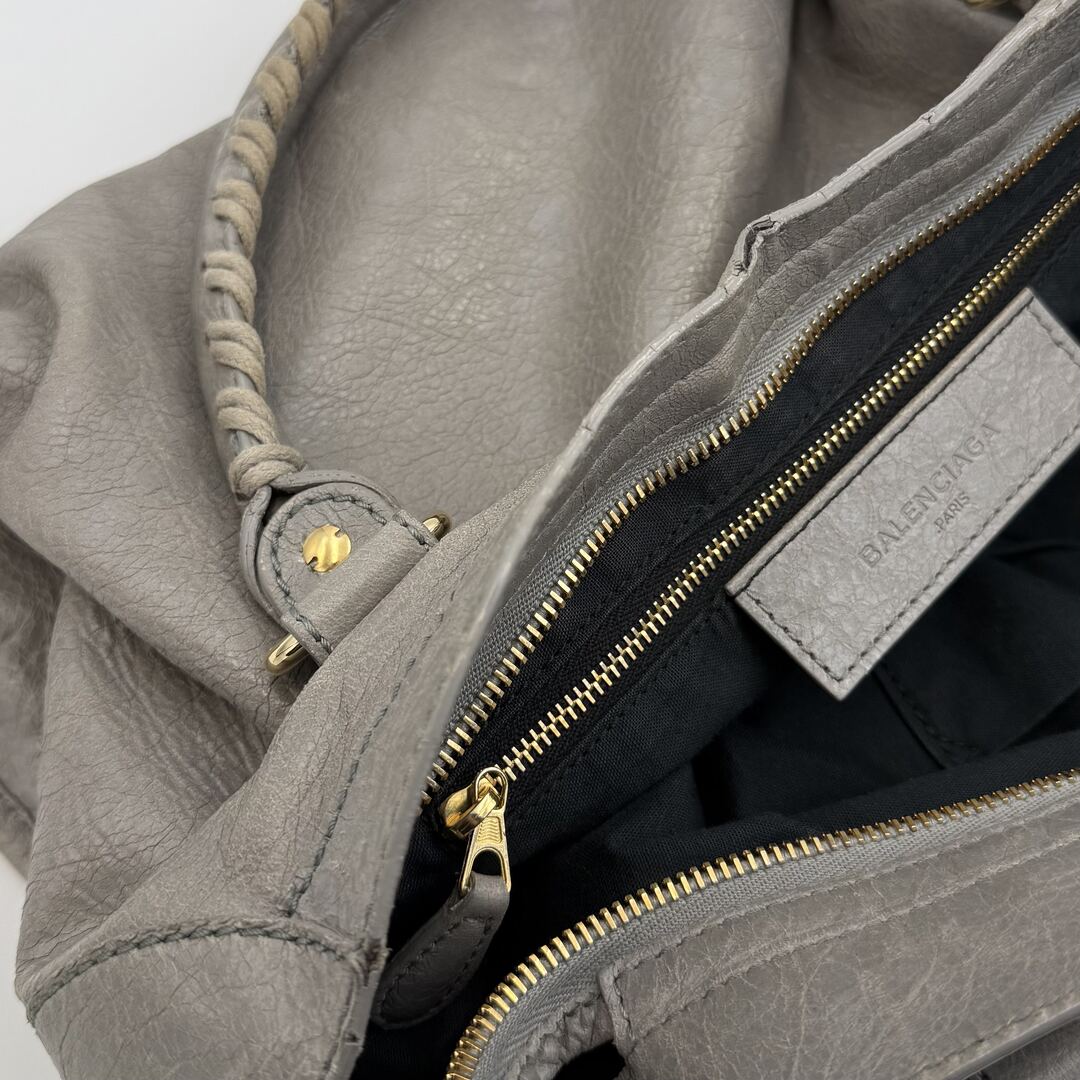 2014 Balenciaga City Leather Grey Handbag