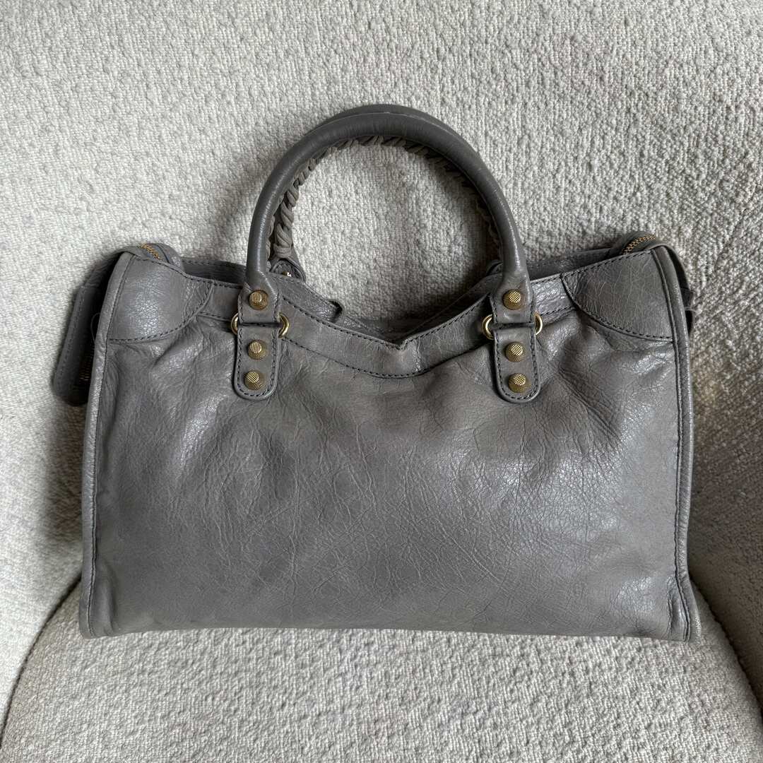 2014 Balenciaga City Leather Grey Handbag