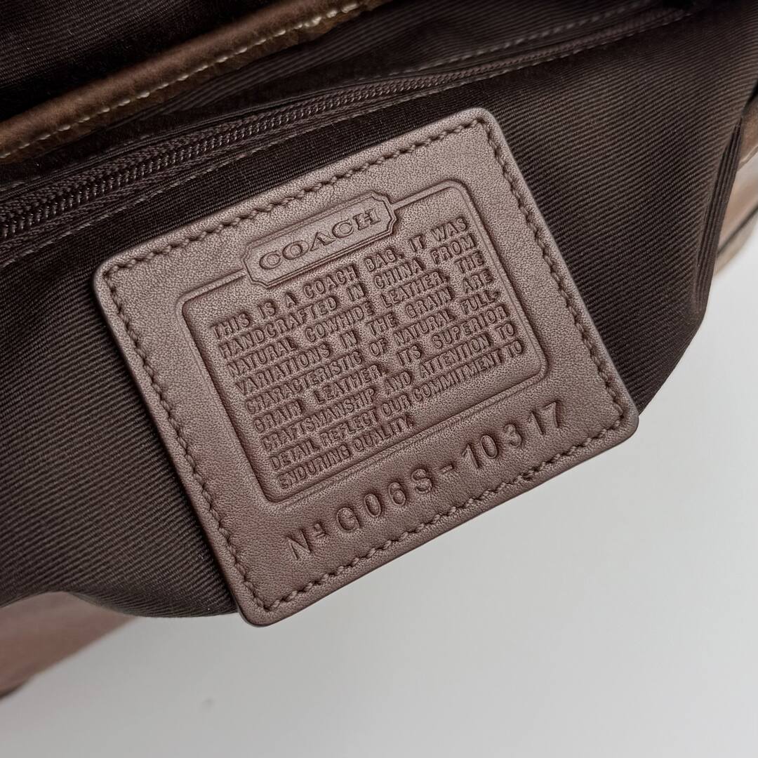 Coach Mini Soho Leather Brown Shoulder Bag