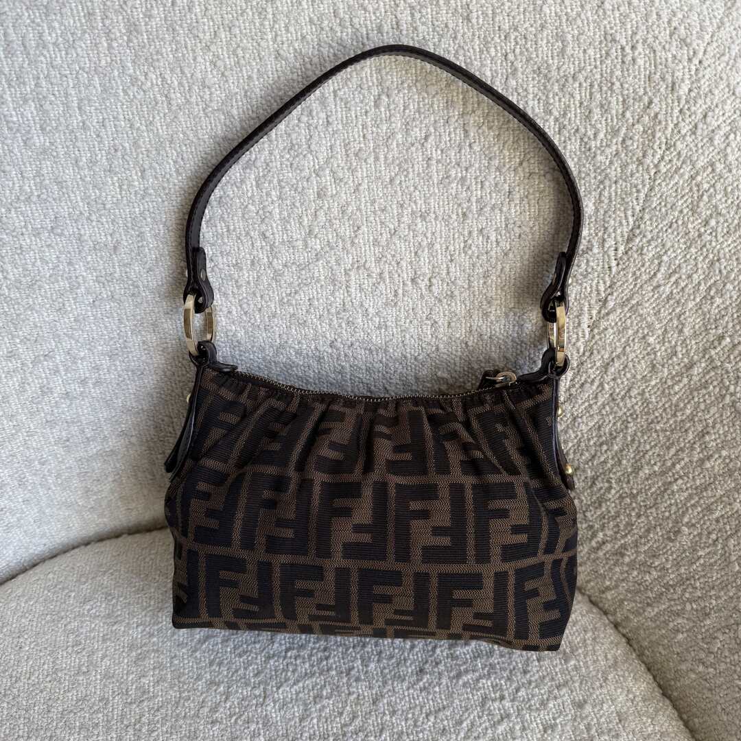 Fendi Zucca Monogram Mini Shoulder Bag