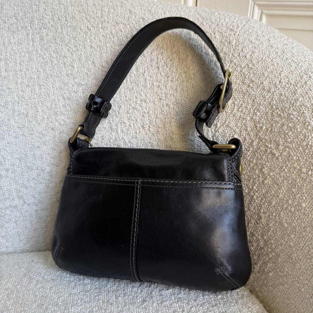 Coach 1941 Leather Black Shoulder Bag