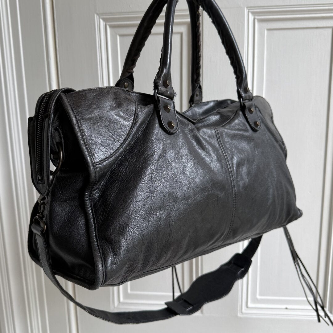2003 Balenciaga City Leather Black Handbag