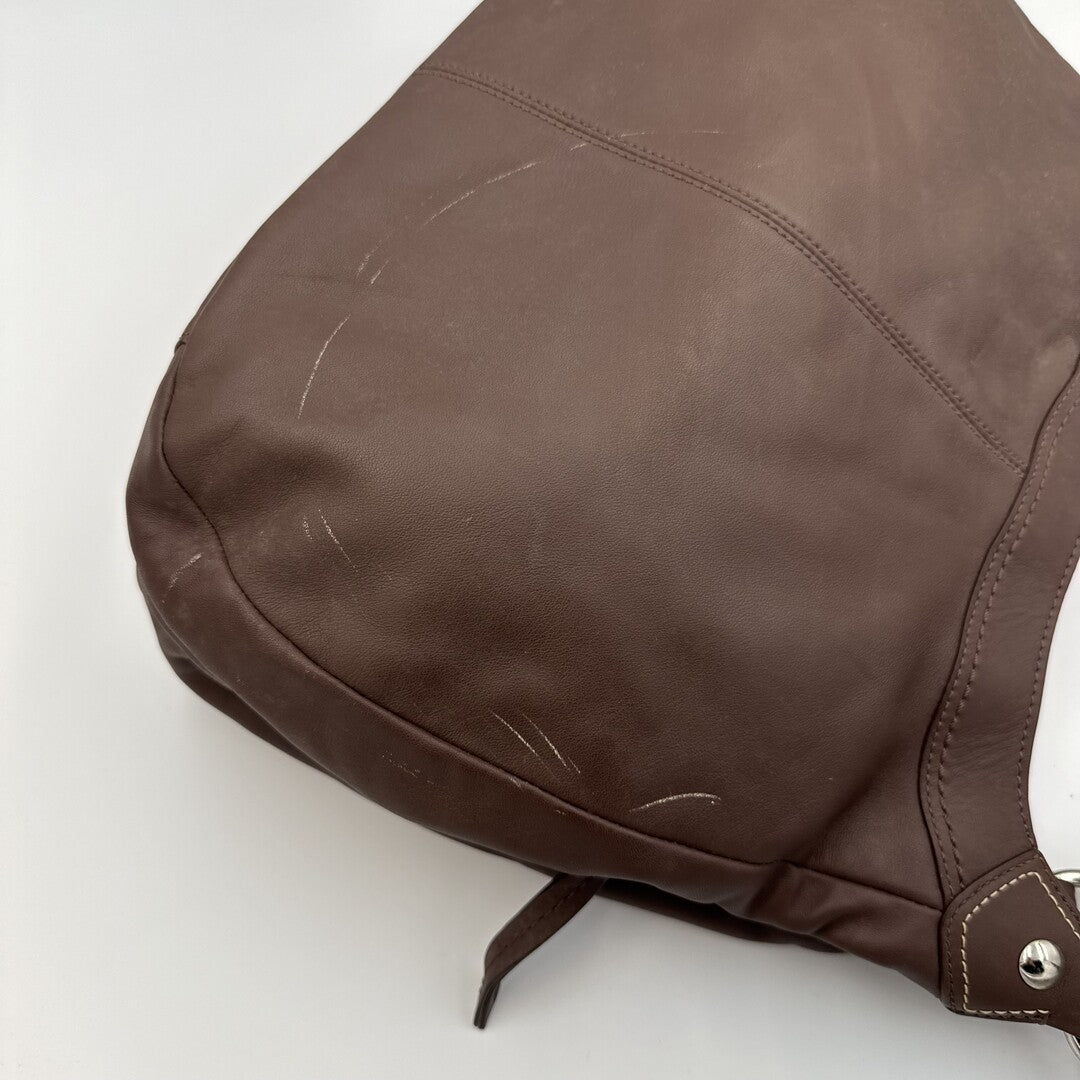 Coach Soho Hobo Leather Brown Shoulder Bag