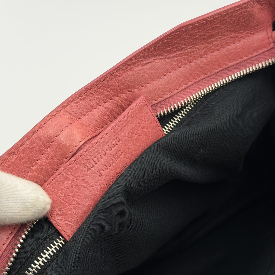 2013 Balenciaga The City Leather Pink Handbag
