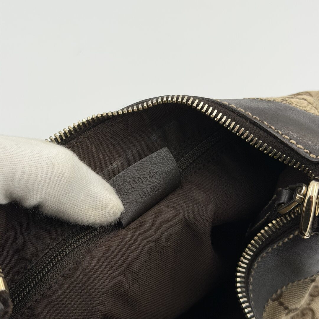 Gucci GG Canvas Abbey Brown Shoulder Bag