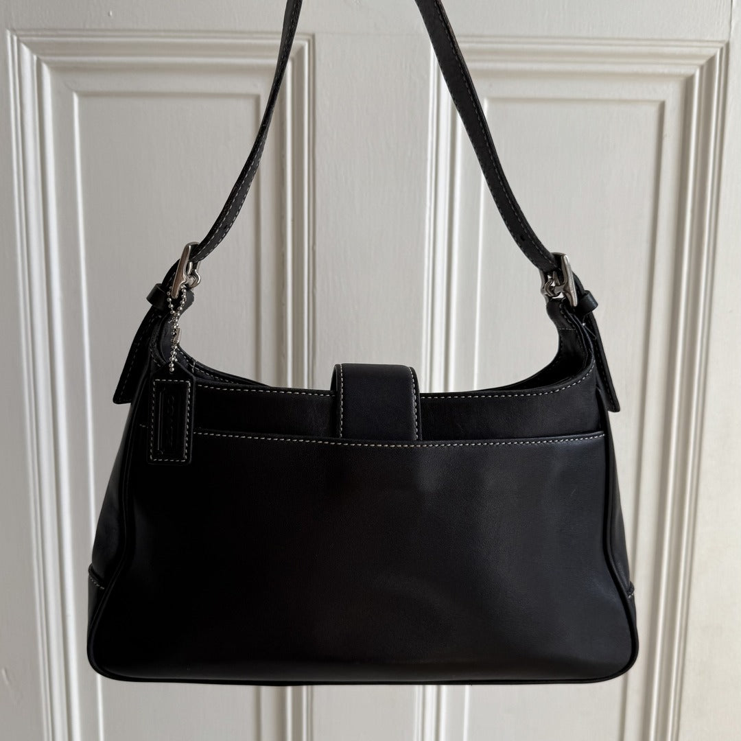 Coach Leather Black Shoulder Bag